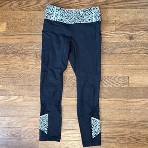 lululemon athletica Black and White Leggings